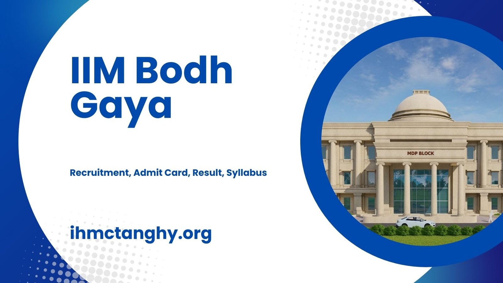 IIM Bodh Gaya Recruitment